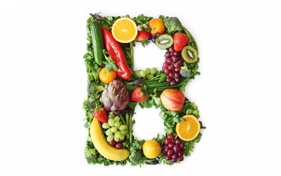 B-vitaminok az ágyéki osteochondrosisos élelmiszerekben